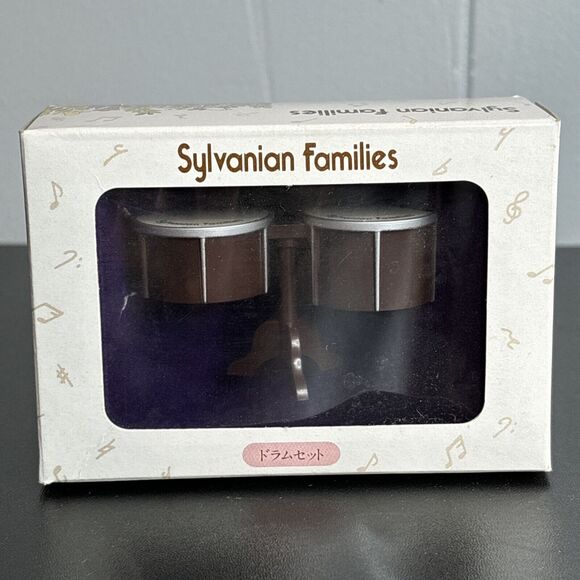 sylvanian families drum set 1986 japan Unused RARE HTF Accessories - Picture 1 of 7